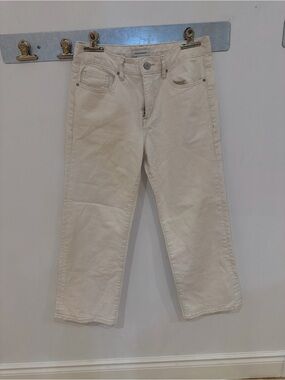 Club Monaco cropped jeans - off white/cream - Women’s size 27
